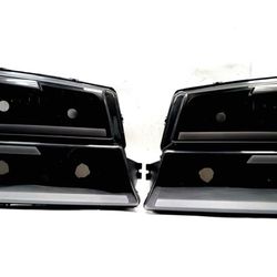 LED Headlights for 03-06 Chevy Silverado Avalanche  Headlamp Set