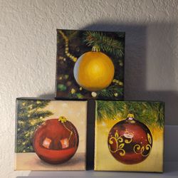Ornament Paintings. 4x4"