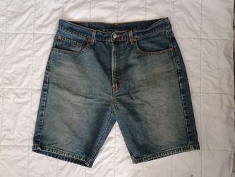 Levi's denim shorts size 36 fit a little small