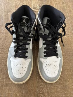 Nike Air Jordan 1 Mid Light Smoke Grey 2020 Men's 8