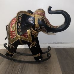 Elephant Metal - Hand Painted