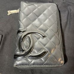 Chanel Cambon Ligne Zip-Around Wallet, 
