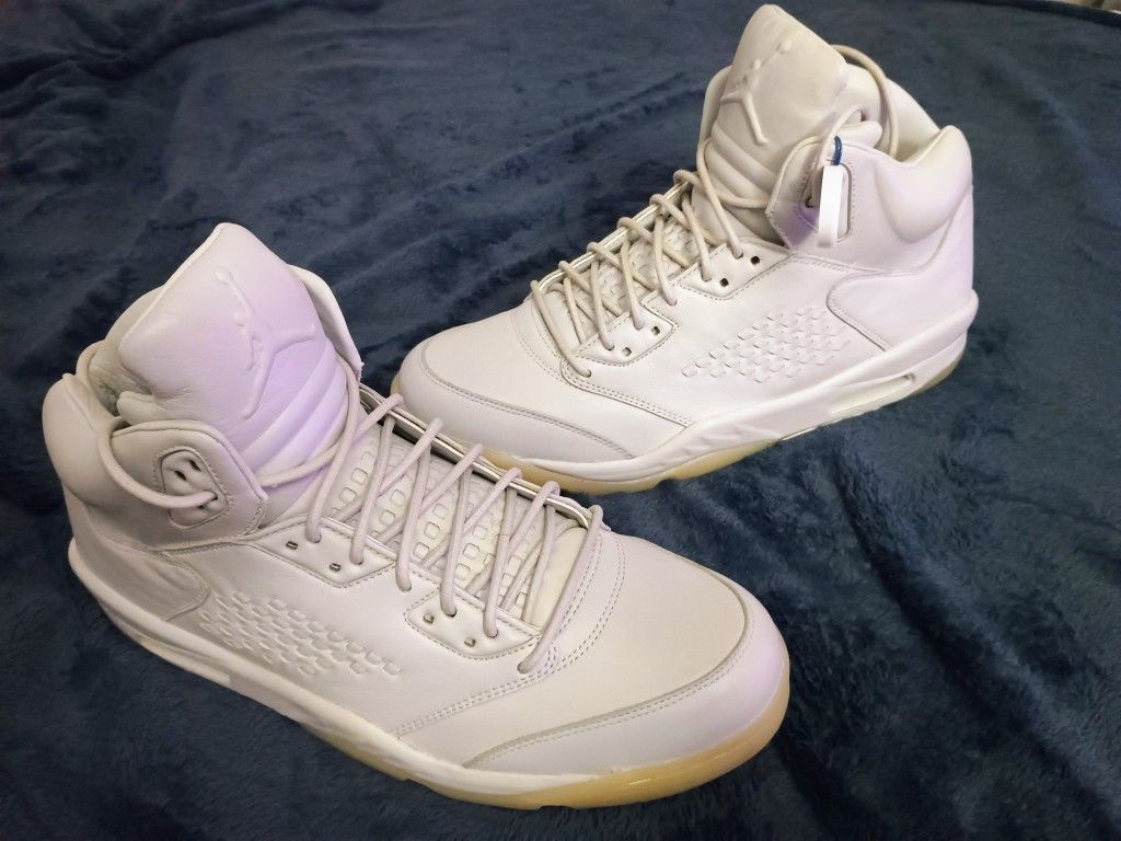 Jordan 5 Retro Premium Pure Platinum Size 13