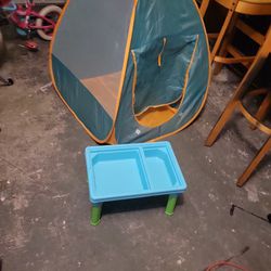 Kids Play Tent And Water Table