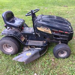 Yard Machine Gold Riding Lawn Mower 