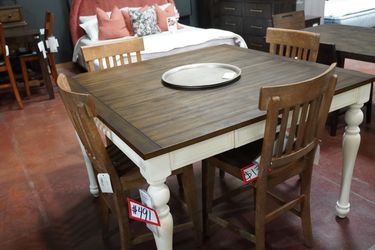 Counter-Height Dining Table — Steve Silver (Two-Tone)