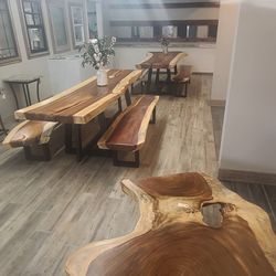 Custom Live Edge Tables 