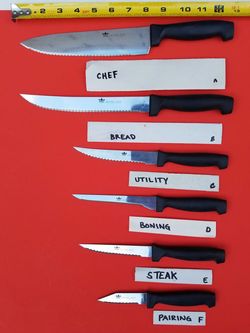 New Knife Set and Individually sold