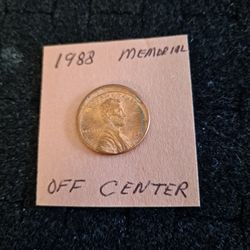 Memorial Off Center Pennies