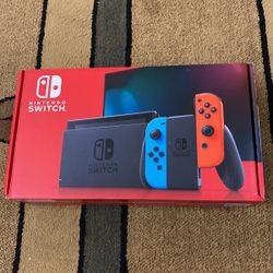 Nintendo Switch Red and Blue Brand New 