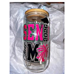 New graduation tumbler cheer mom