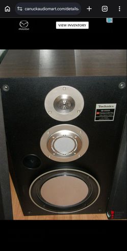 AWESOME VINTAGE SB-X500A Honeycomb Disc speakers