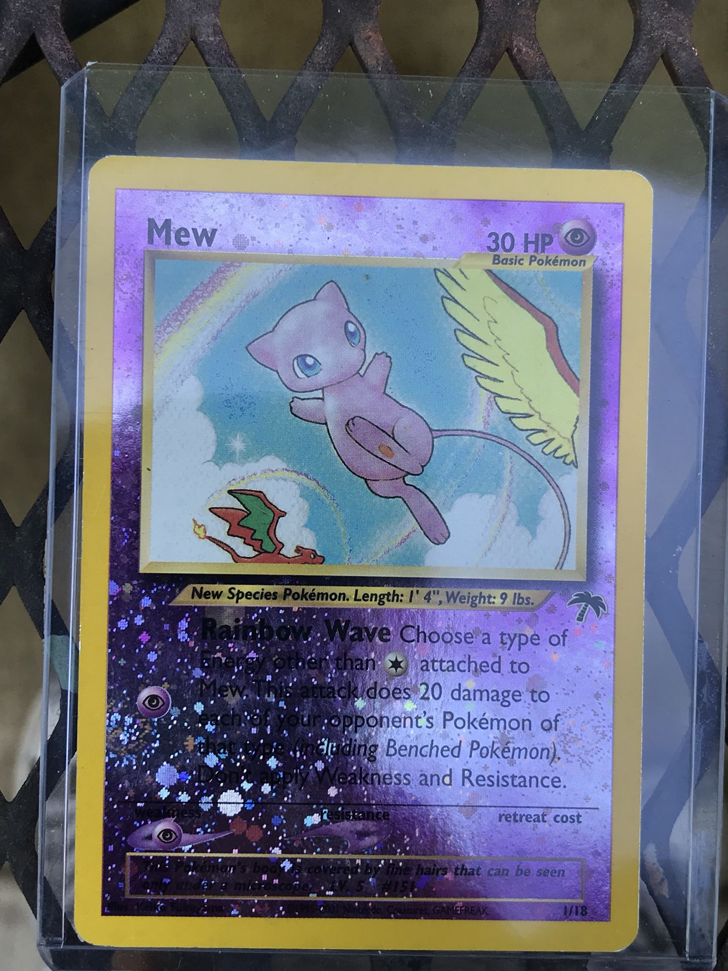Mew Pokémon card tropical islands edition for Sale in Anaheim, CA