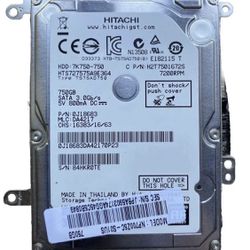 Hitachi NP700Z5C, 750GB, 7200 RPM, 2.5" SATA 3gb/s. Internal Hard Drive ! Tested ! From SAMSUNG !!! Very Good Condition !!! 100% WORK !!!