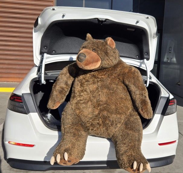 Big Loveable Large Brown Bear Like New Stuffed Animal