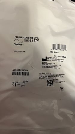 HEADGEAR FOR AIRFIT F20 MASK - RESMED 63470 SMALL