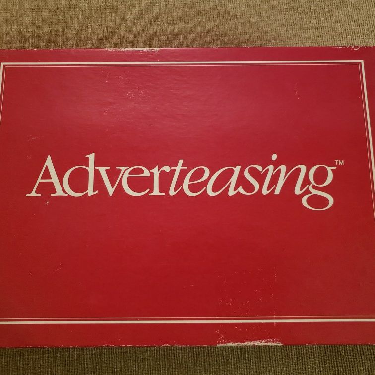 Vintage 1988 Cadaco "Advertising" Board Game "The Game of Slogans Commercials and Jingles"