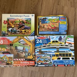 Vehicle Puzzles for 2-5 yo