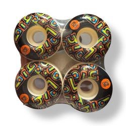Blind Skateboard Wheels 53mm Black Orange 