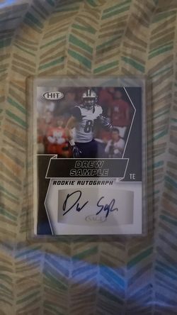 Drew Sample Autographed RC