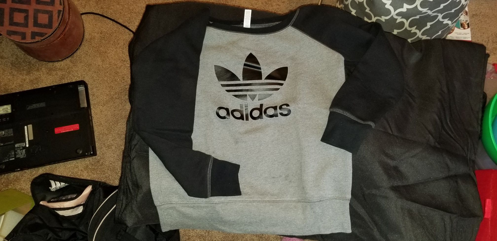 Adidas trefoil sweater