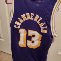 Wilt Chamberlain Lakers Basketball Jersey