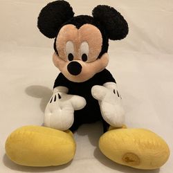 Mickey Mouse Plush Toy Authentic Original Disney Theme Parks 16"(without shorts)