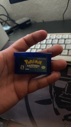Pokémon Sapphire Version GBA Cartridge