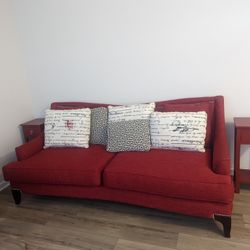 Red Living Room Set For Sale