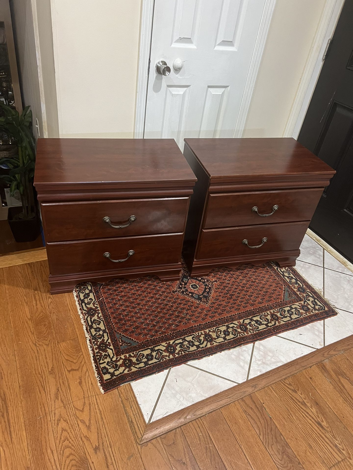 Two match nightstands
