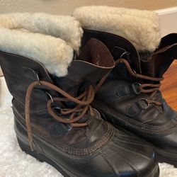 Leather/rubber Snow Boots