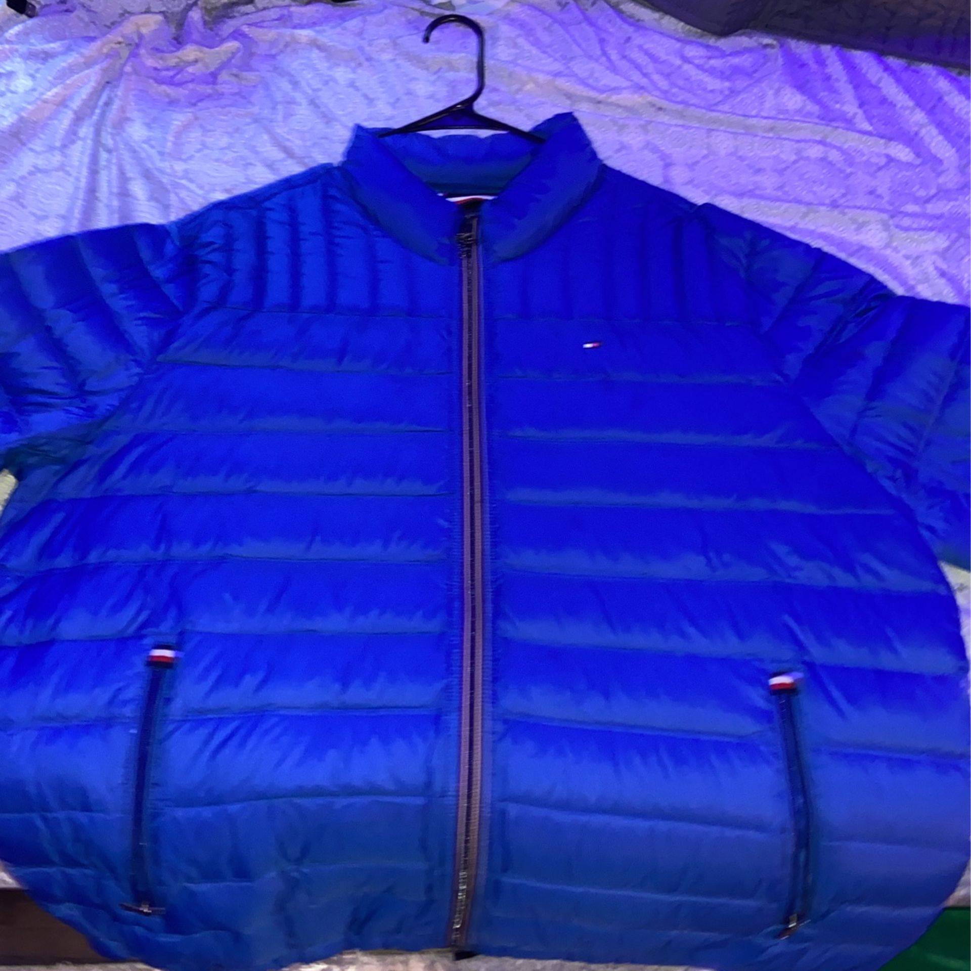 2xl Tommy Puffer Blue