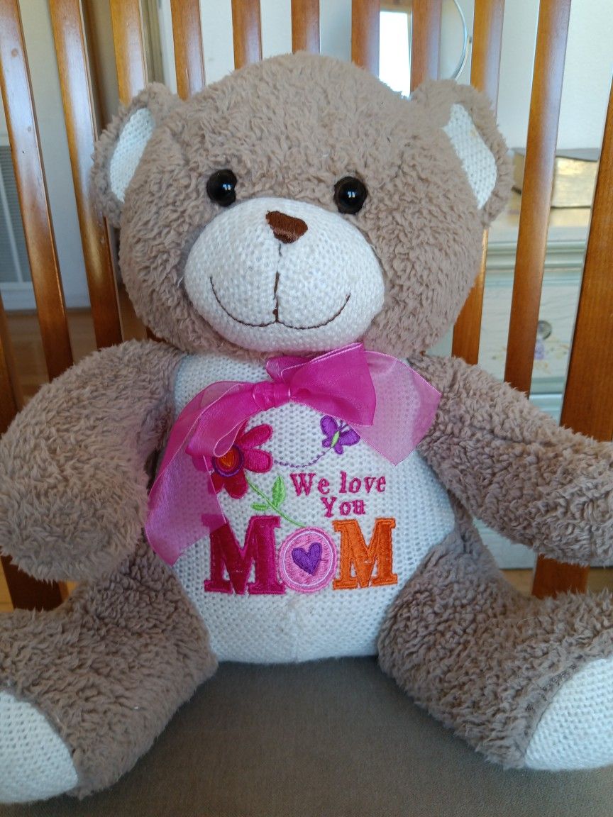 Teddy Bear We Love You Mom For Mother's Day