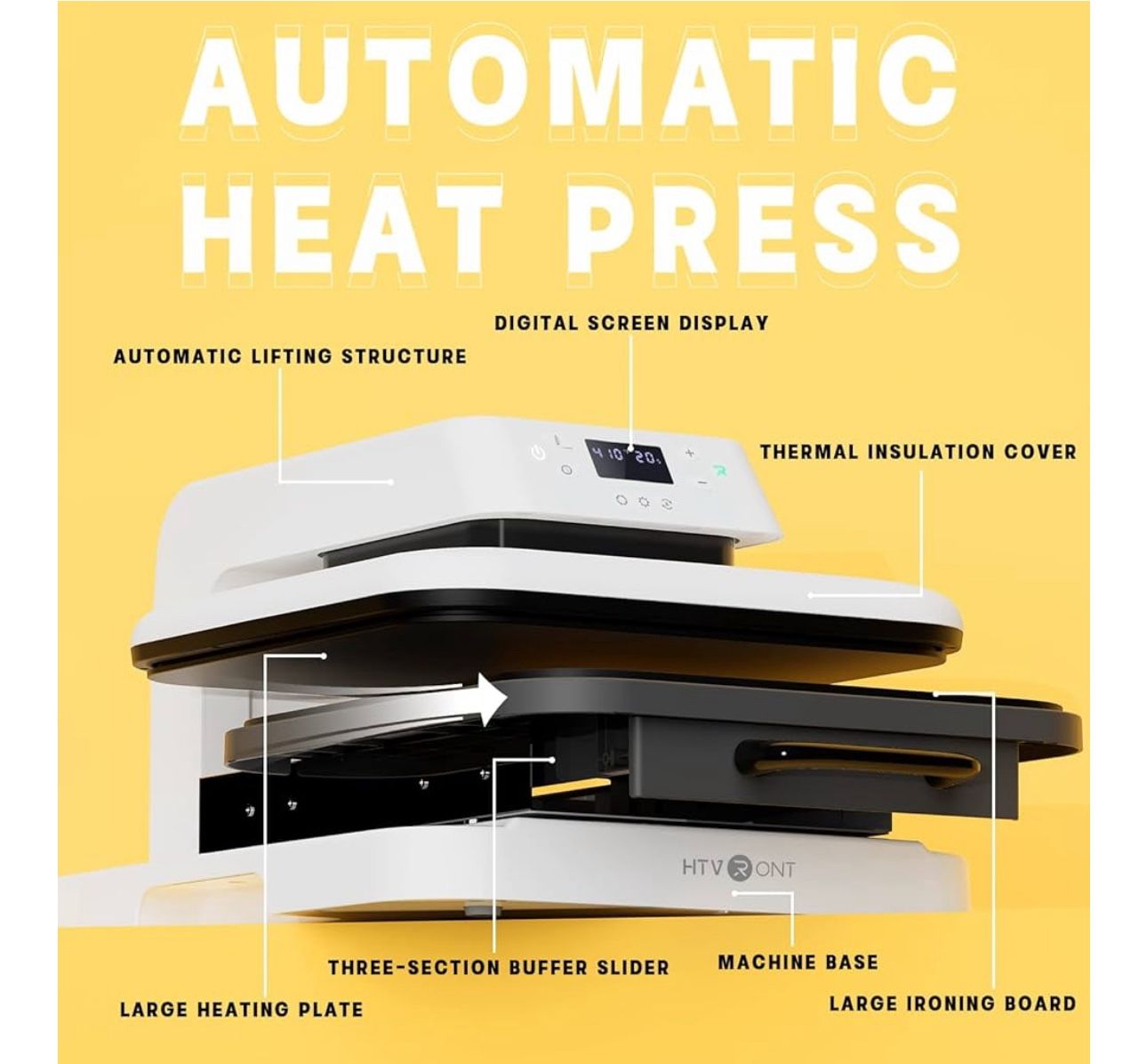 HTVRONT AUTO HEATPRESS