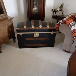 Steamer Trunk Restored