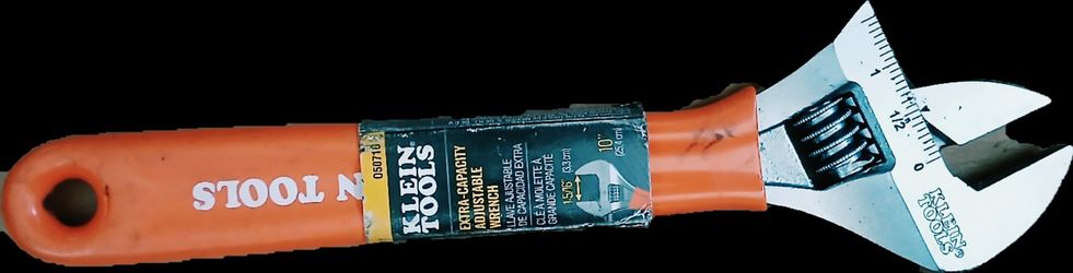 Klein Tools 050710 Extra-Capacity 10 Inch Adjustable Wrench