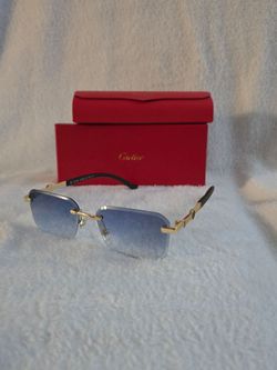 Cartier blue tint glasses