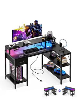 Black desk