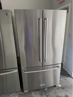 36” COUNTER DEPTH KITCHENAID FRIDGE REFRIGERATOR NEVERA HELADERA FRIO REFRIGERADOR GOOD CONDITION DELIVERY 🚚 AVAILABLE WARRANTY 100 DAYS 7️⃣8️⃣6️⃣4️⃣