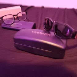 New Versace  Glasses W Case, New Burberry Glasses W/box And Case,
