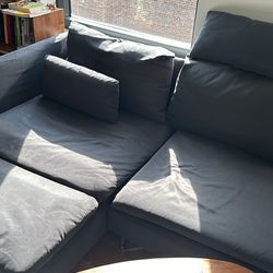 Black IKEA Soderhamn Couch 2 Piece 