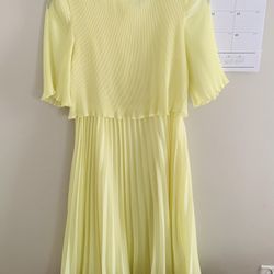 SHEIN Flair Chiffon Dress Size Small Fits Medium As Well 
