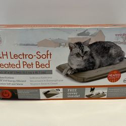 NEW K&H Lectro-Soft Small Heated Pet Bed