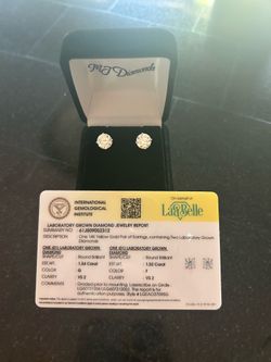Lab Diamond Earrings
