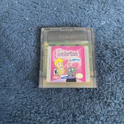 Sabrina The Animated Series Zapped Game Nintendo Game boy Color Good Conditon