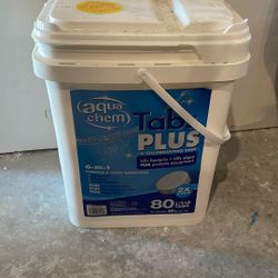 Aqua Chem Chlorine Tabs 1/2 Lb 80 Count