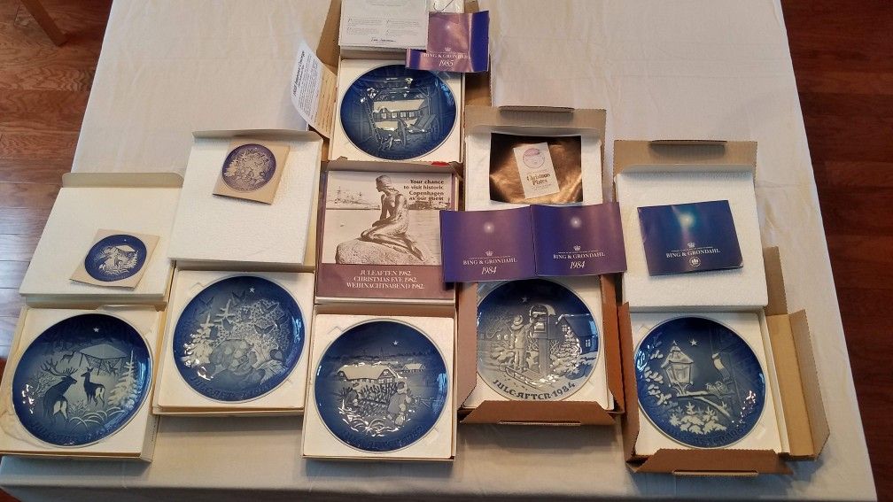 Bing&Grondhal Christmas Plates