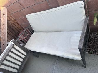 Outdoor Patio Loveseat with Cushions