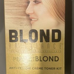 Blonde Brilliance Perfect Blonde Anti-Yellow Creams Toner Kit- Banned!