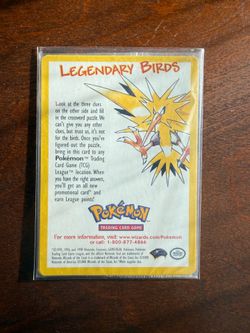Pokémon TCG black Star promo Articuno #22 sealed